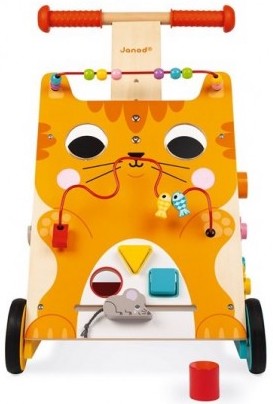 Chariot de marche Chat Multi-activités Janod